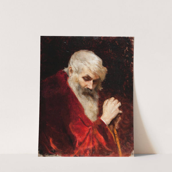 Bust of a Bearded Old Man by Leon Wyczółkowski