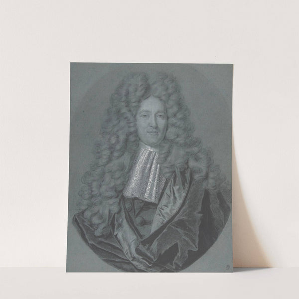 Bust of a Gentleman in an Oval Field by Hyacinthe Rigaud