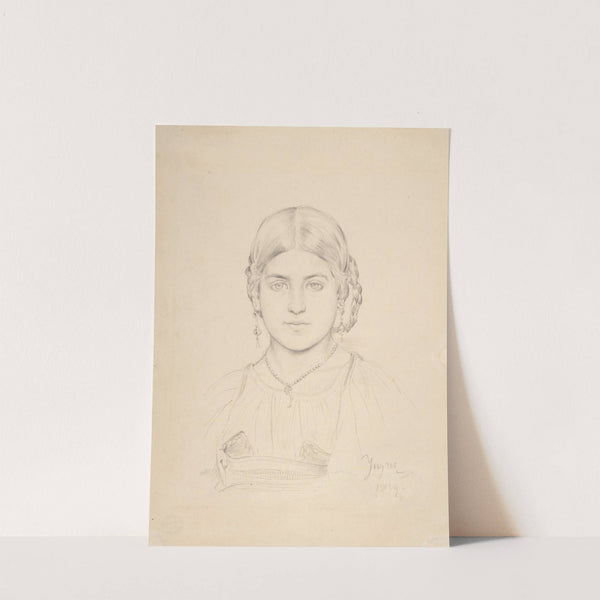 Bust of a Gypsy Girl (1819) by Jean Auguste Dominique Ingres