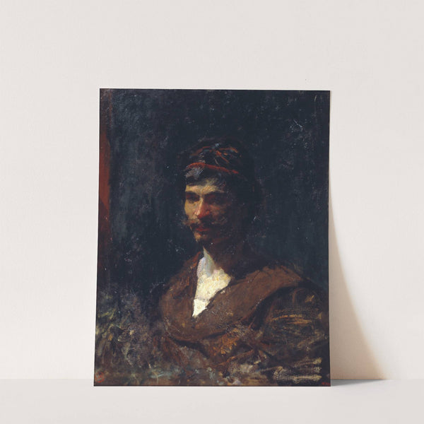 Bust of a Man. Allegory of Bacchus by Mariano Fortuny Marsal