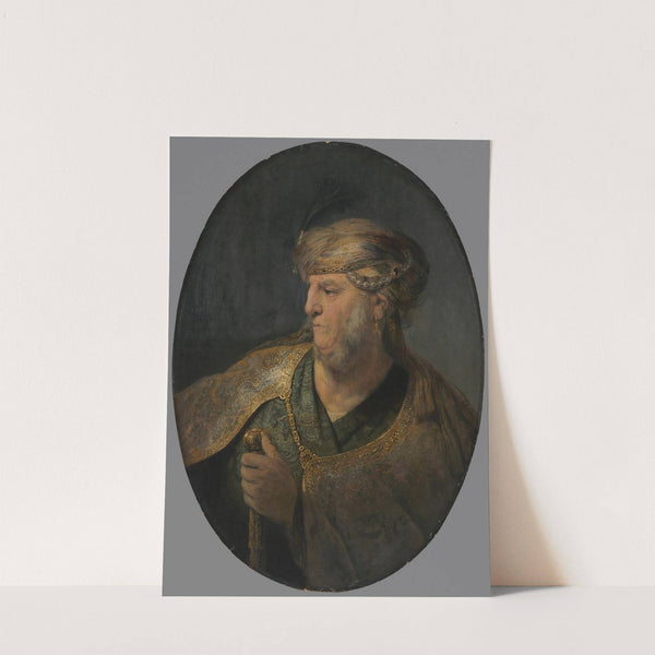 Bust of a man in Oriental costume by Rembrandt van Rijn
