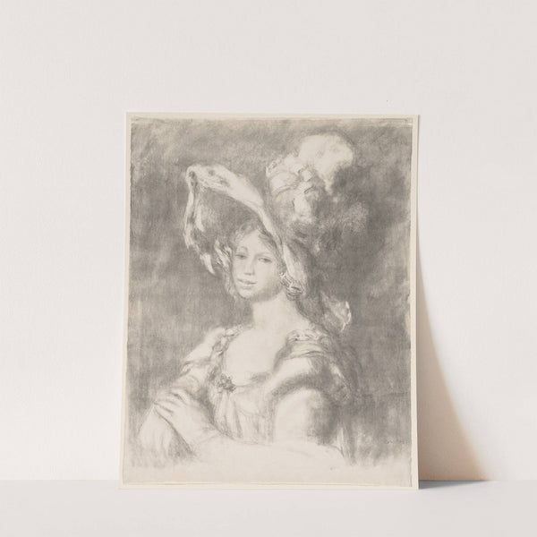 Bust of a Young Girl (Mlle. Dieterle) by Pierre-Auguste Renoir