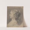 Bust of a Young Girl, Profile to Left (18th century) by Charles-André van Loo