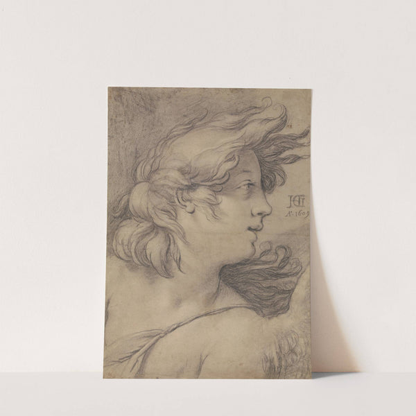 Bust of an Angel by Hendrick Goltzius