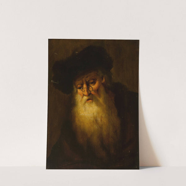 Bust of an Old Man (18th Century) by Christian Wilhelm Ernst Dietrich