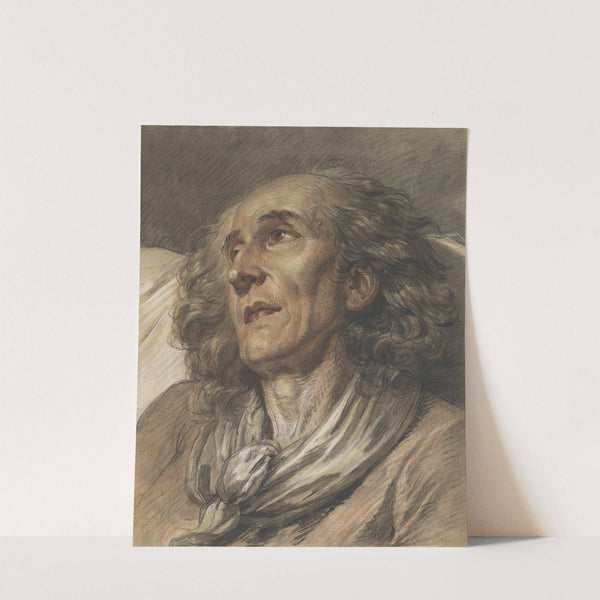 Bust Of An Old Man by Jean-Baptiste Greuze