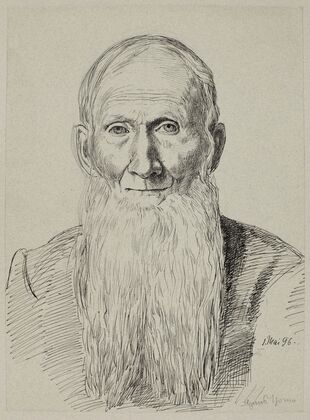 Bust of an Old Man with a Long Beard (1896)