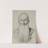 Bust of an Old Man with a Long Beard (1896) by Hans Thoma