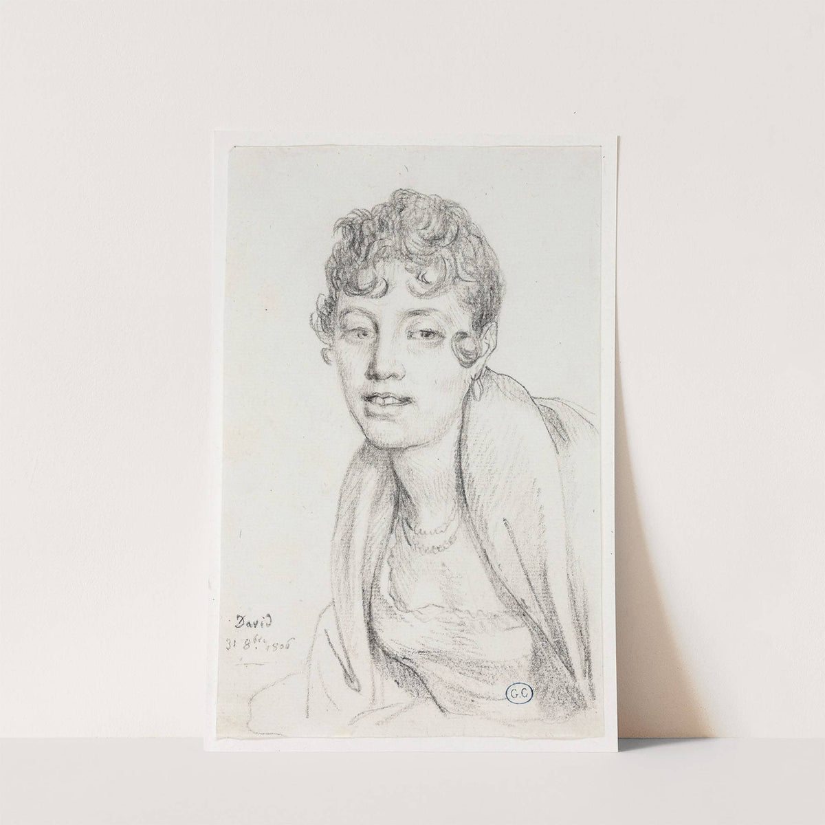 Bust of Angelique Mongez by Jacques Louis David