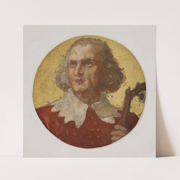 Bust of Bekwarek in a Medallion (1883) by Wojciech Gerson