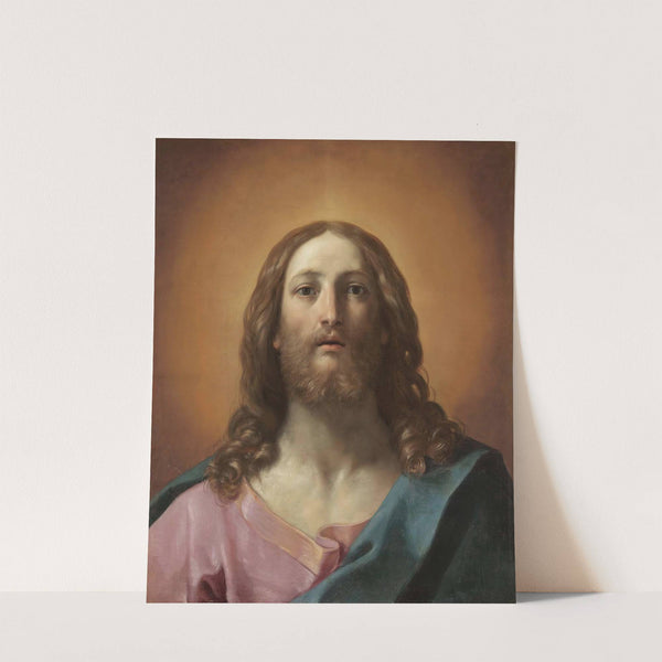 Bust Of Christ (Salvator Mundi) by Guido Reni