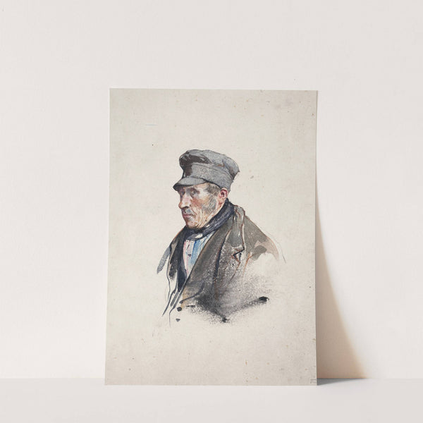 Bust of farmer with cap (1879) by Floris Verster