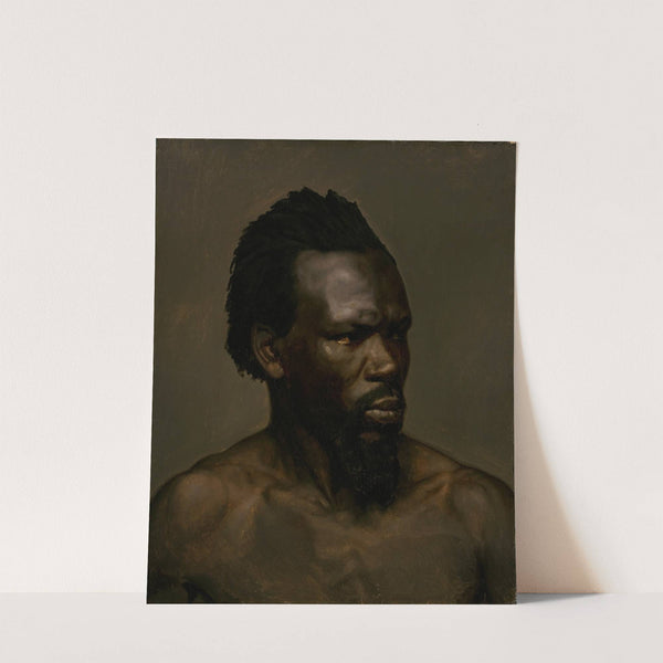 Bust Portrait Of A Black Man by Nils Jakob Olsson Blommér