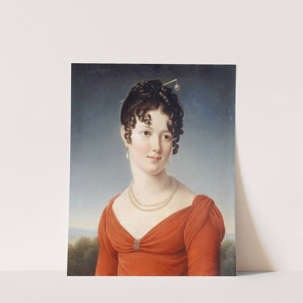 Bust Portrait Of Alexandrine-Anne De La Pallu, Marquise De Flers (1786-1832) (1810) by François Gérard