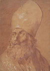 Bust profile of a bishop