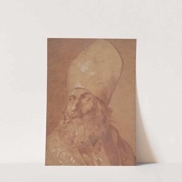 Bust profile of a bishop by John Rubens Smith