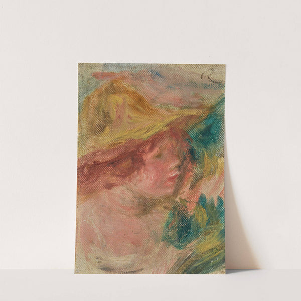 Buste au chapeau by Pierre-Auguste Renoir