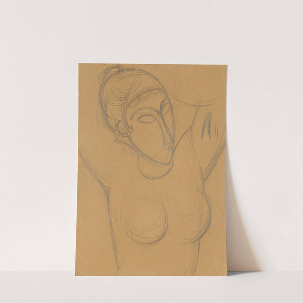 Buste de cariatide (circa 1913-1914) by Amedeo Modigliani