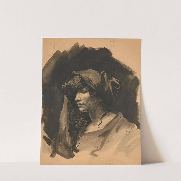 Buste de femme au fichu by Victor Prouvé