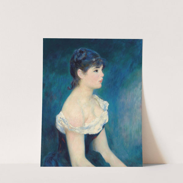 Buste de femme, de profil by Pierre-Auguste Renoir