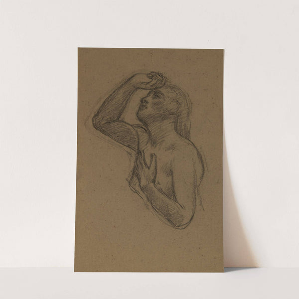 Buste de femme, main droite posée sur le front by Pierre Puvis de Chavannes