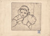 Buste de fillette bretonne (Young Breton Woman adjusting her hat)