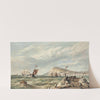 Bustling Activity Off The French Coast by Henry King Taylor