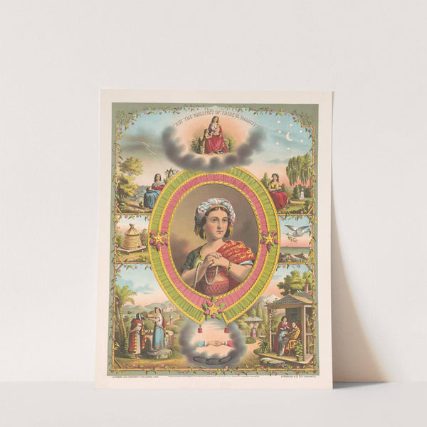 But the greatest of these is charity by Strobridge & Co. Lith.