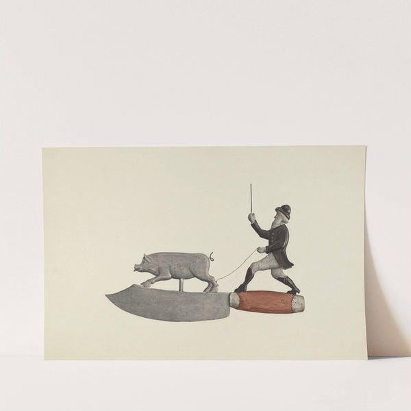 Butcher's Shop Sign by Laura Bilodeau