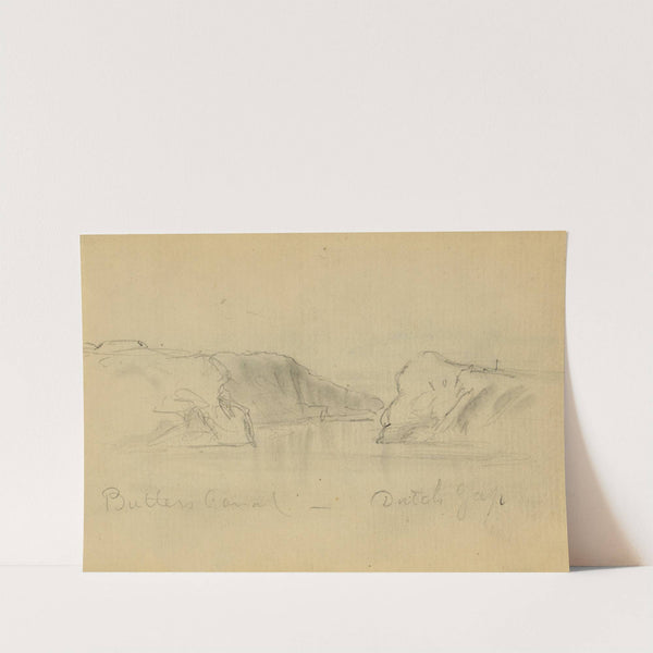 Butlers Canal, Dutch Gap by Alfred Rudolph Waud