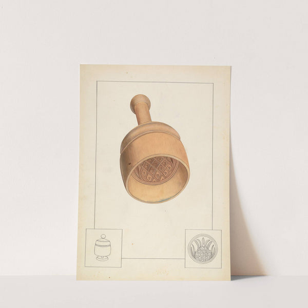 Butter Mold by Wilbur M Rice