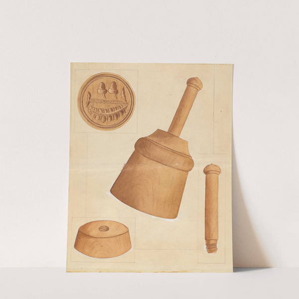 Butter Print and Mold by Anthony Zuccarello