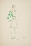 Button, Button: Unidentified Character in Green (1934-1943)