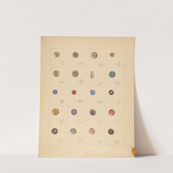 Buttons by Gertrude Lemberg