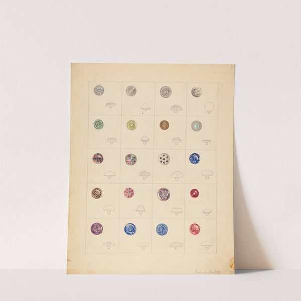 Buttons by Gertrude Lemberg