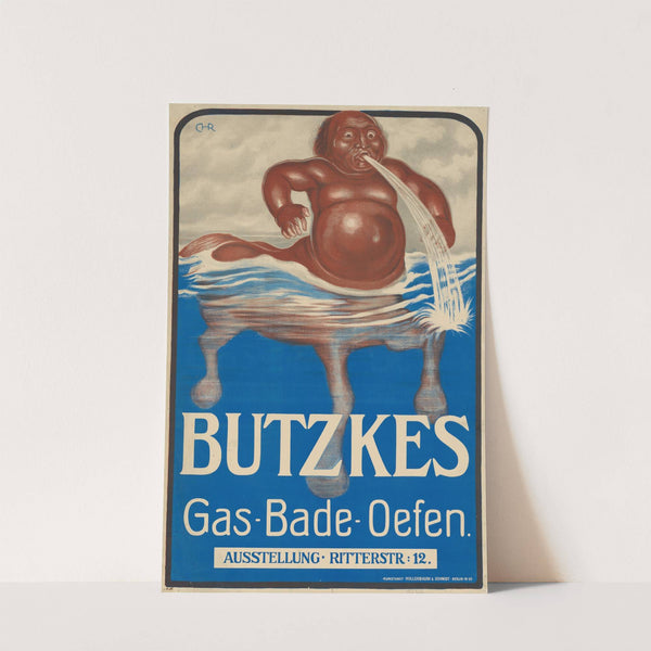 Butzkes Gas-Bade-Oefen (1900) by Franz Christophe