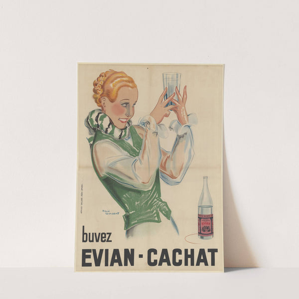 Buvez Evian-Cachat (1935) by René Vincent