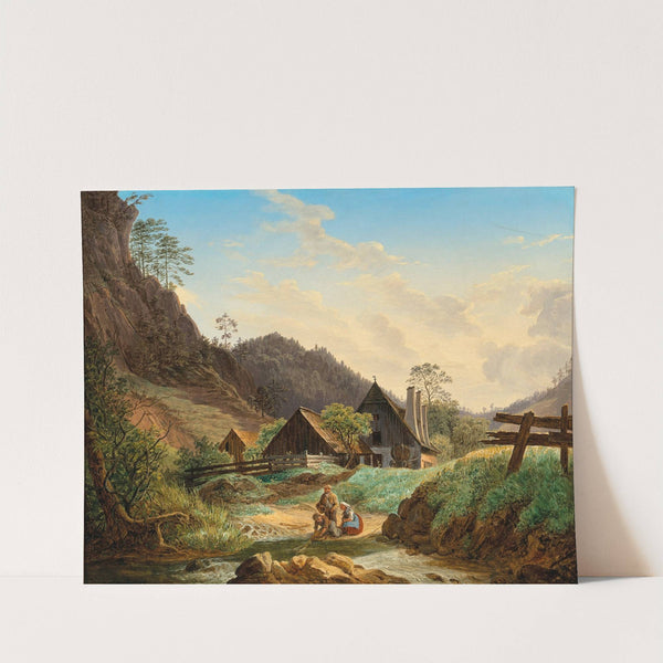 By a Mountain Creek by Matthias Rudolf Toma