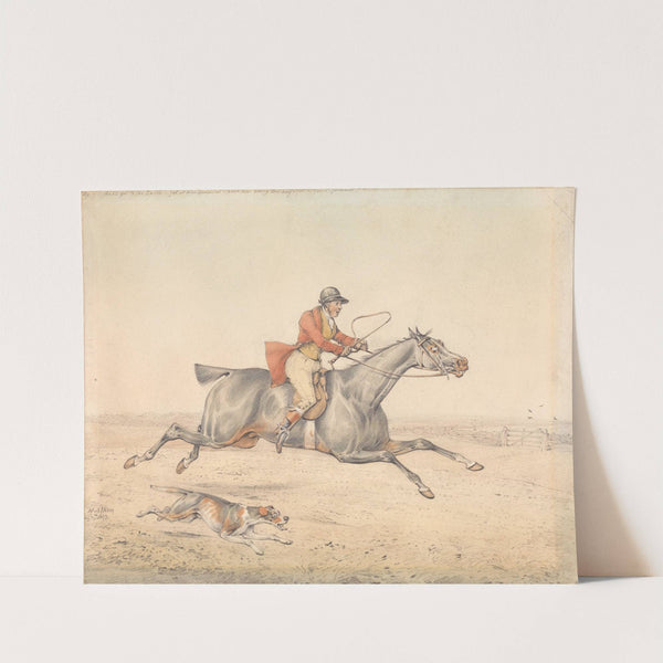 ‘By – he’ll get to the Earth…’ (1827) by Henry Thomas Alken