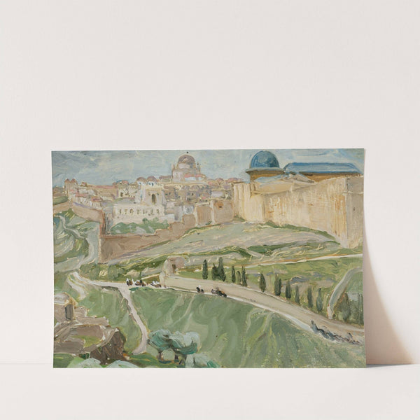 By Jerusalem. by Anna Boberg