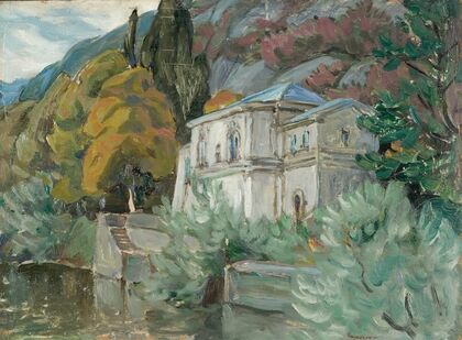 By Lago di Como. Study from Italy