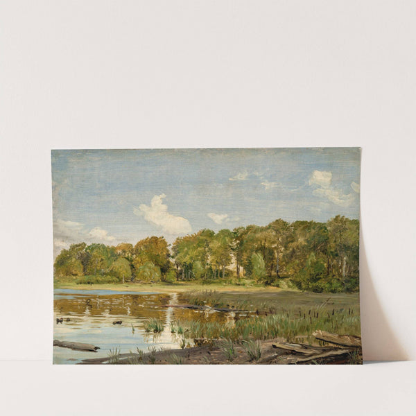 By Lake Gurre, Zealand by P. C. Skovgaard