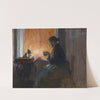 By Lamp Light by Harriet Backer