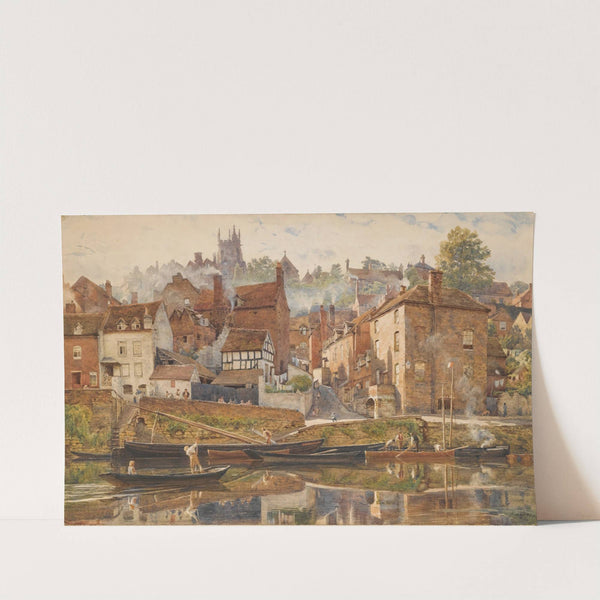 By Severnside, Bridgnorth (1885) by Edward John Poynter