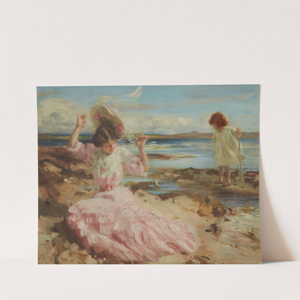 By summer seas (circa 1904) by Charles Sims