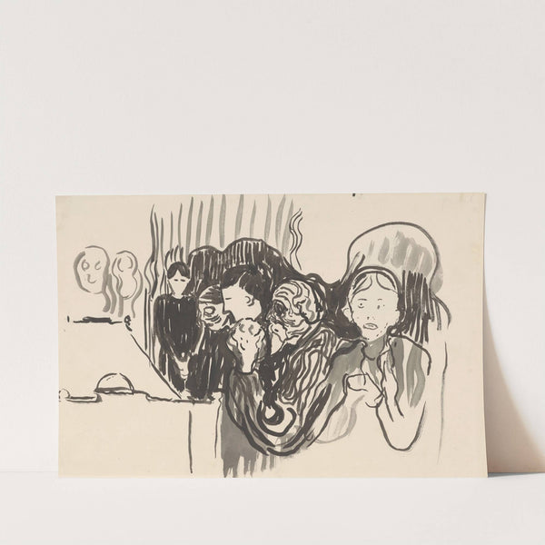 By the Deathbed. Fever (1896) by Edvard Munch