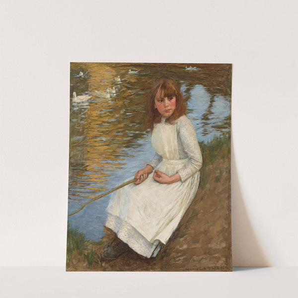 By the Duckpond by Henry Herbert La Thangue