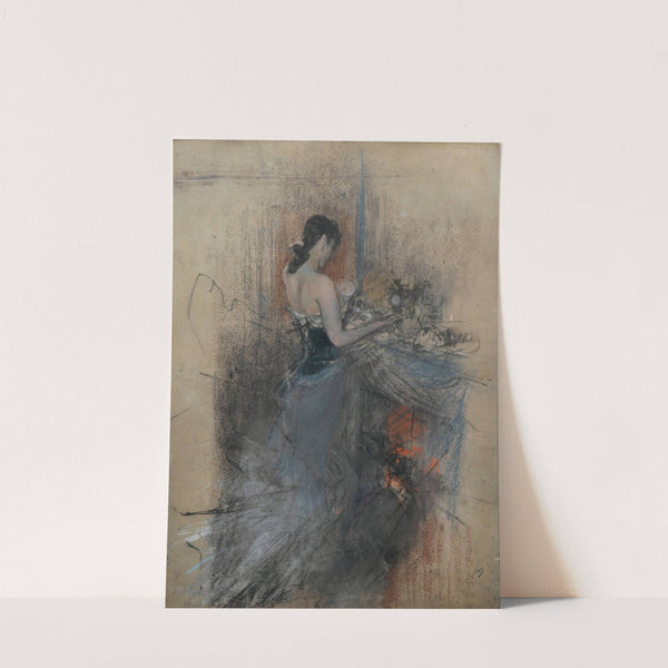 By The Fireside by Giovanni Boldini