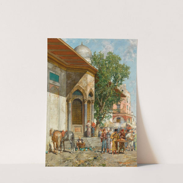 By the Fountain by Alberto Pasini