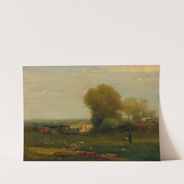 By The Old Aqueduct, Campagna, Italy by George Inness